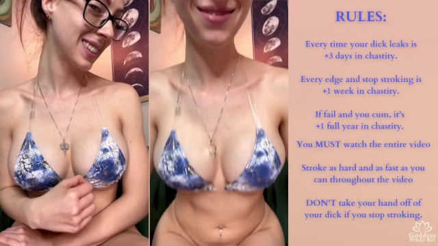 RISKY Chastity Challenge Edging JOI Game | By Gentle FemDom Goddess Nikki Kit