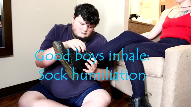 Good boys inhale Sock humiliation TEASER CLIP