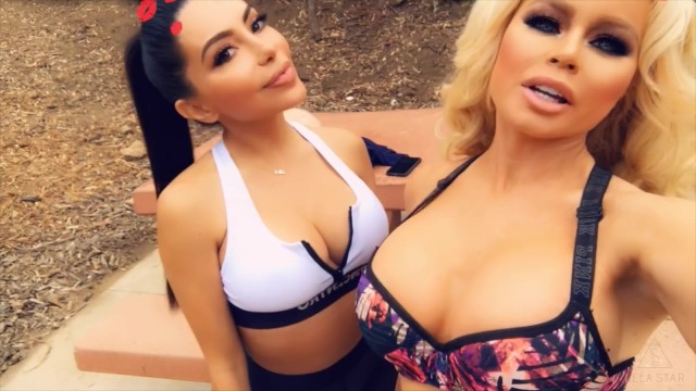Lela Star And Nikki Delano go searching for cock while hiking!
