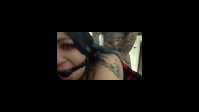 Chubby Goth Slut doggystyle preview