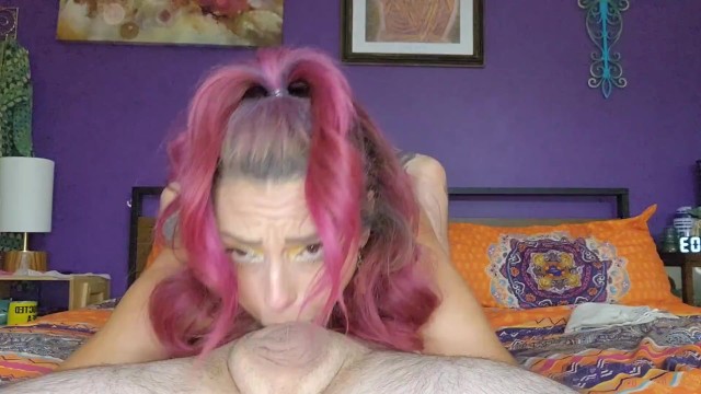 69 fun gagging on my husband's Cock while he eats my pussy