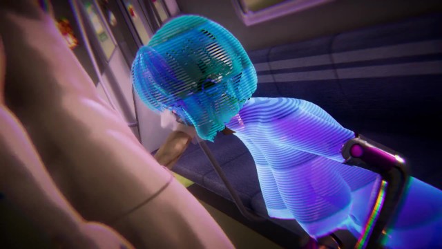 Cyberpunk - Sex with Holographic girl - 3D Porn