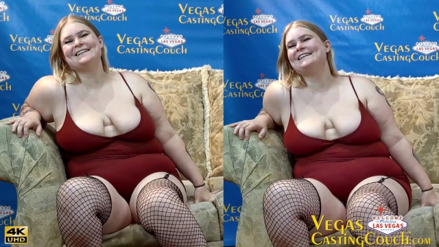 Ashe Starr - First Porn In Vegas BBW - Solo Masturbation - Throated - Doggy- Bondage- FAT Pussy Fuck