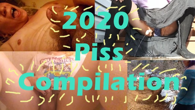 2020 Piss compilation! (wetting, self-pee, public, pee drinking)