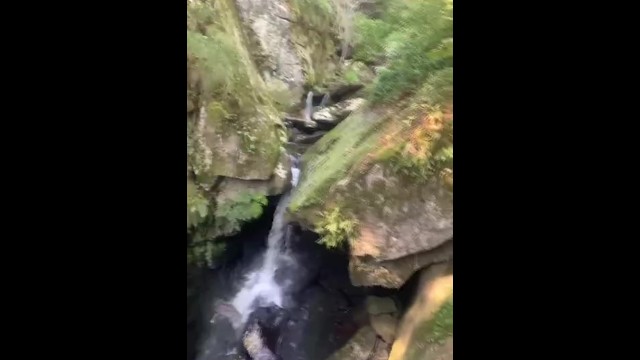 My girlfriend suprised me with blowjob during hike in great landscape in austria