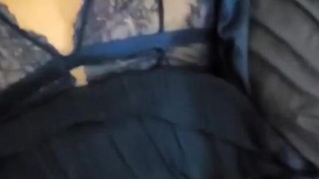 Girlfriend Dresses In Lingerie, Begs For Cum On Her