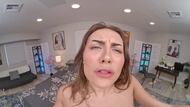 FuckPassVR - Selina Bentz gives you a blowjob and begs for a creampie in this 8K VR porn scene