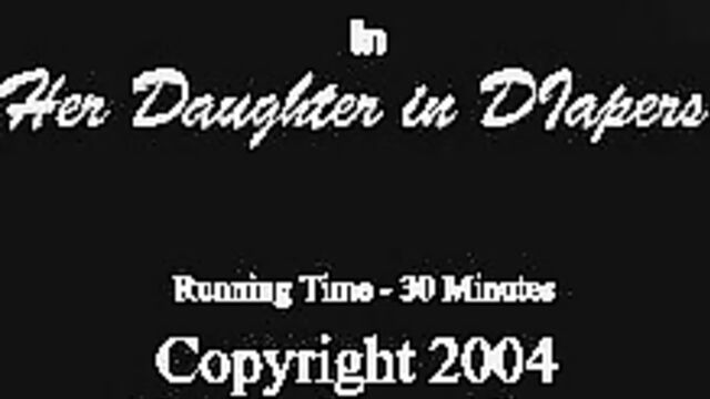 Her Daughter in Diapers