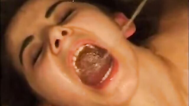 Woman Mouth Pissed On Bathroom Sink