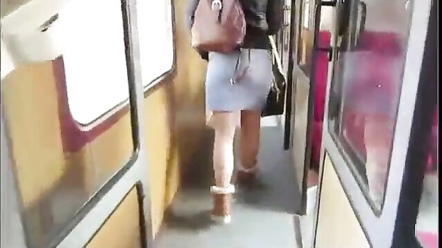 Train seat pissing